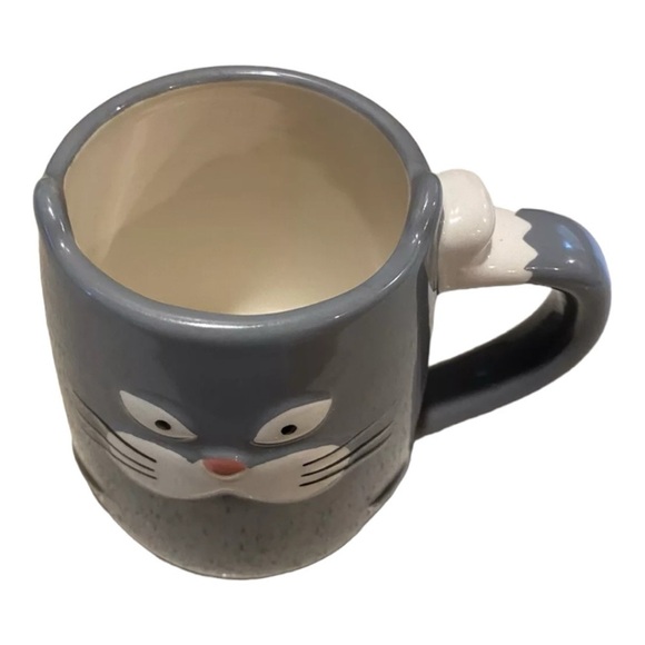 3D Kitty Cat Ceramic Coffee Mug Tag Grey Feline Friend
Animal Beverage Cup/Mug - Picture 5 of 10